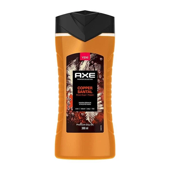 Axe Premium Collection Copper Santal 3 in 1 Duş Jeli 300 ml ürün görseli 1