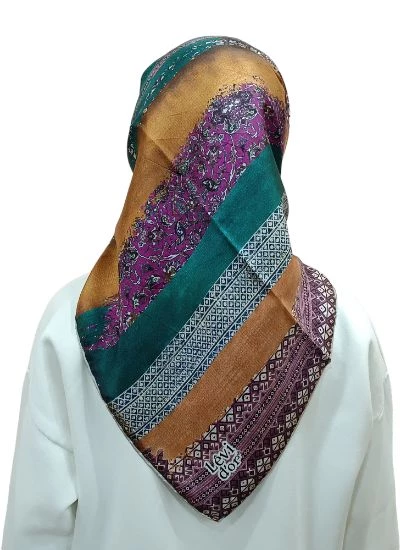 LEVİDOR İ- 3830 TWİLL İPEK EŞARP - Resim 12