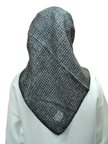 LEVİDOR İ-3702 TWİLL İPEK EŞARP - Resim 3