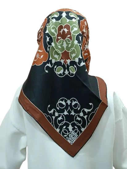 LEVİDOR İ-0871 TWİLL İPEK EŞARP - Resim 6