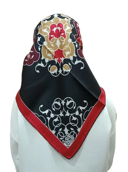 LEVİDOR İ-0871 TWİLL İPEK EŞARP - Resim 3