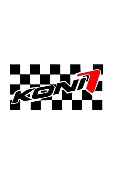 Tofaşlara Özel Koni 7 Damalı Bagaj Sticker - Koni 7 Damalı Bagaj Sticker ürün görseli 1
