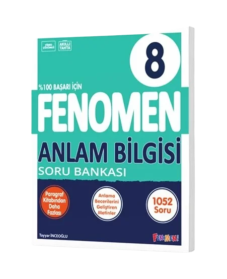 Fenomen Okul Yayınları LGS 8. Sınıf Anlam Bilgisi Soru Bankası ürün görseli 1