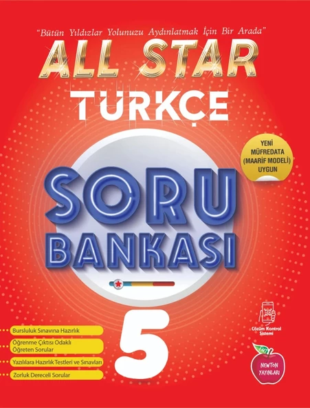 Newton Yayınları Yeni 5.Sınıf All Star Soru Bankası Türkçe ürün görseli 1