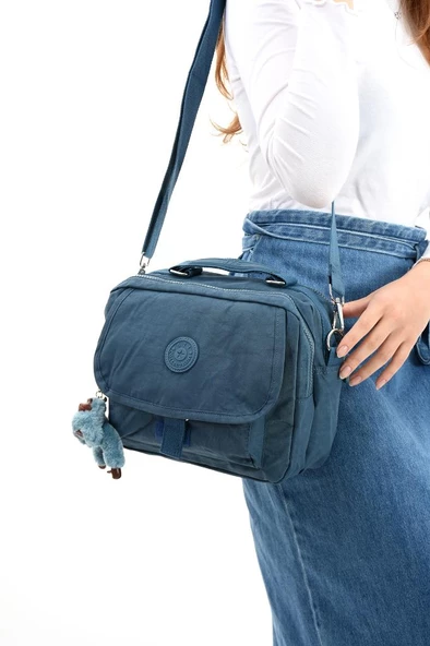 Elde Tutma Kadın Çapraz Askılı Postacı Çanta 571 Collection Kılinkır Kumaş Omuz Çantası 25*20 Cm ürün görseli 1