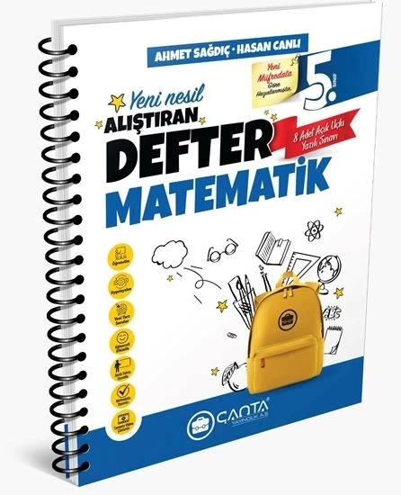 Çanta Yayınları 5. Sınıf Matematik Alıştıran Defter ürün görseli 1