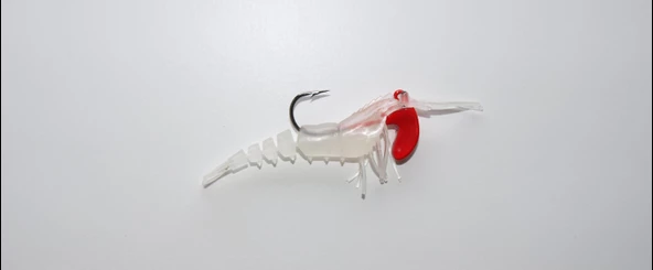 SASA SİLİKON KARİDES 7 CM 12 GR FOSFORLU GÖVDE GLOW CHEETAH ürün görseli 1
