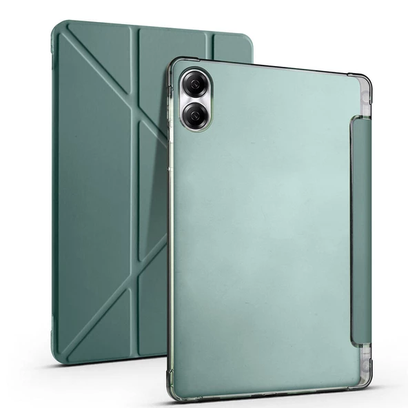 Huawei Honor X8 Pro 11.5' Kılıf Tri Folding Kalem Bölmeli Standlı Kılıf ürün görseli 1