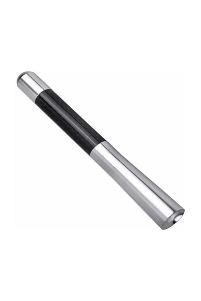 PackGar Chery Tiggo 8 Pro Uyumlu Gri Karbon Fiber Oto Radyo Anteni Çubuk Anten 12 Cm ürün görseli 1