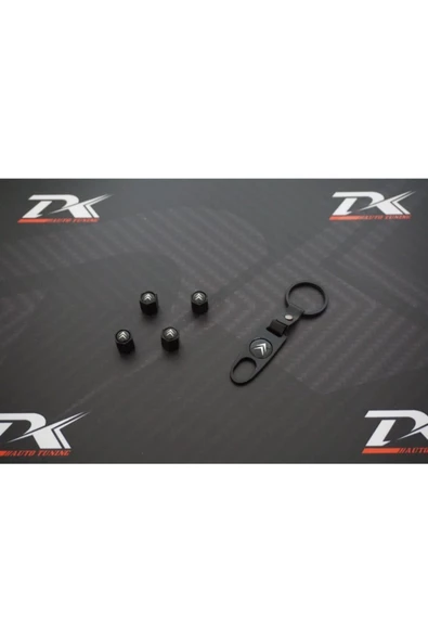 Citroen Dk Tuning Logo Anahtarlık Sibop Kapağı Seti ürün görseli 1