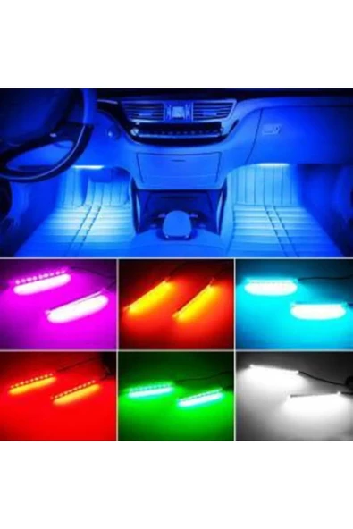 Tiger Marketing Ayak Altı Led Sese Ve Müziğe Duyarlı Led Rgb Kumandalı Ambiyans ürün görseli 1