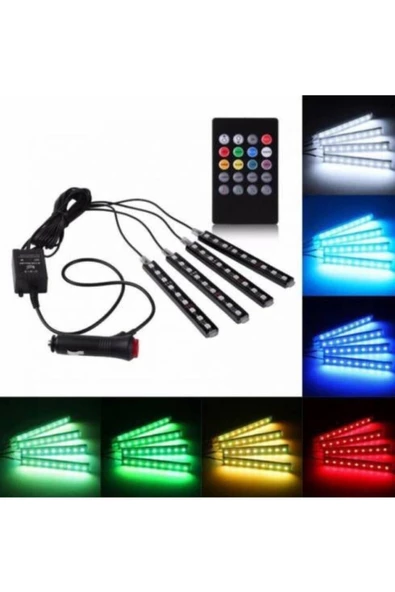 Class Ayak Altı Aydınlatma Kumandalı Led Rgb Müzik Duyarlı ürün görseli 1
