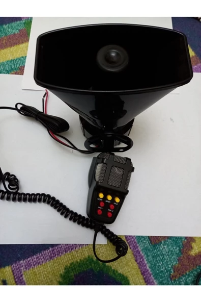Universal Siren 5 Sesli Megafonlu - Resim 2