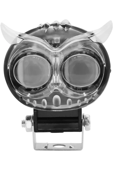 Tiger Marketing Baykuş Sis Farı Üç Modlu Sarı-Kırmızı-Beyaz Araç Motosiklet Off Road Led (1 Adet) ürün görseli 1