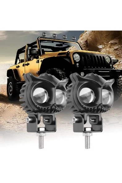 Kingstar Led 60w Baykuş Led Aydınlatma Offroad & Motorsiklet 2 Adet Çakarlı ürün görseli 1