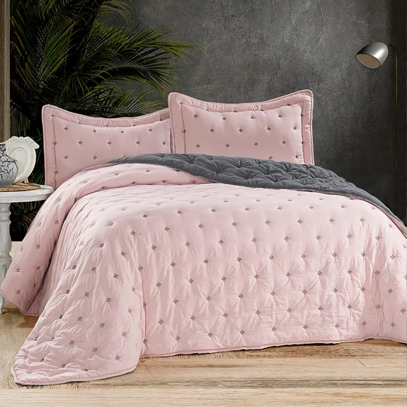 Royal Home Carre 3 Prç Yatak Örtüsü ürün görseli 1