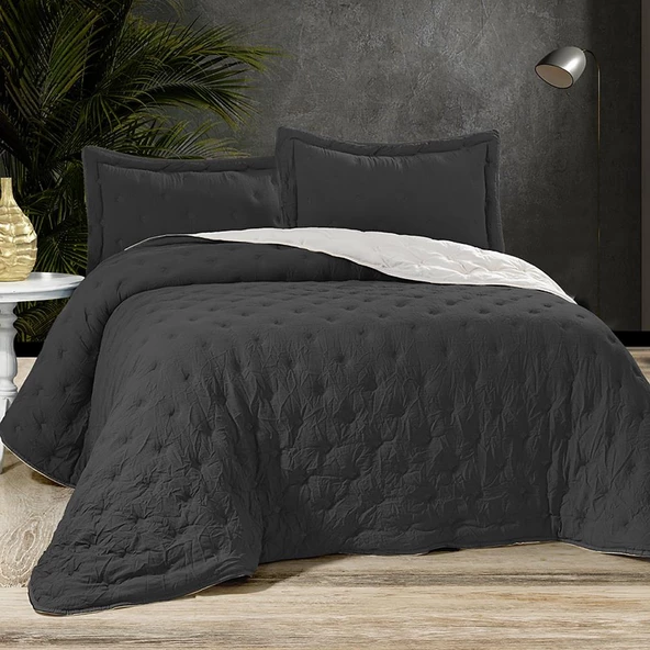 Royal Home Carre 3 Prç Yatak Örtüsü - Resim 2