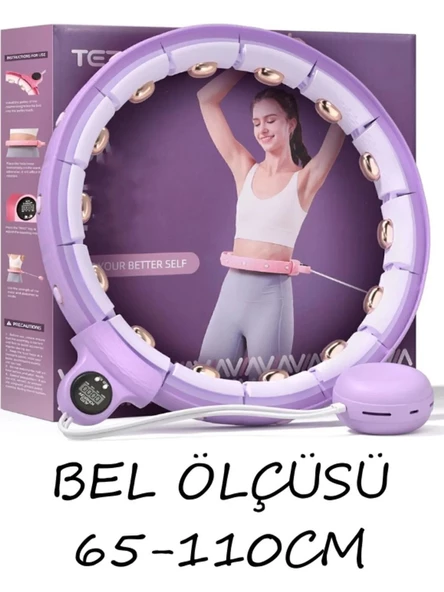 Sayaçlı Smart ,Yer Çekimi Topu ve 360° Masaj, 24 Parça Çıkarılabilir Pilates Çemberi 65-110 E15 ürün görseli 1