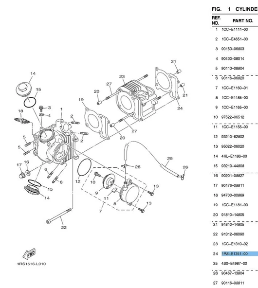 Yamaha Rs 125 Cygnus Conta ürün görseli 1