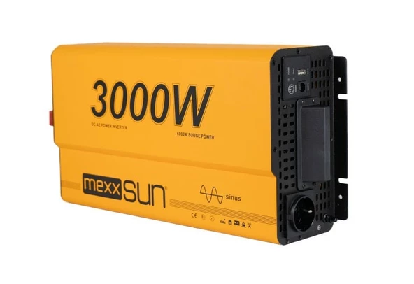 Mexxsun 12V 3000W Tam Sinüs İnverter - Resim 2