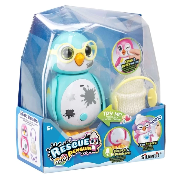 Silverlit Rescue Mini Penguen Turkuaz - Resim 5