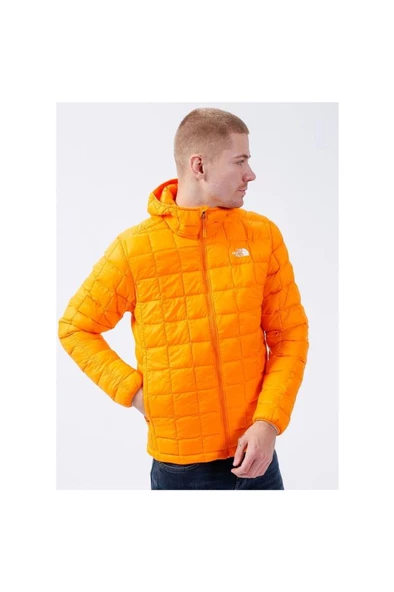 The North Face Eco Hoodie 2.0 Erkek Turuncu Kapüşonlu Mont ürün görseli 1