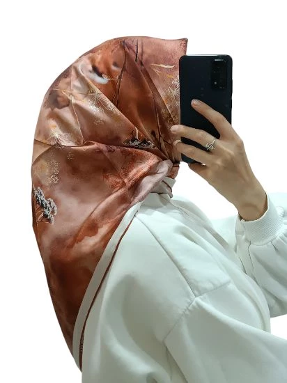 LEVİDOR İ-3824 TWİLL İPEK EŞARP - Resim 11