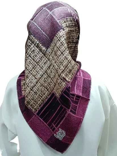 LEVİDOR İ-3819 TWİLL İPEK EŞARP - Resim 3