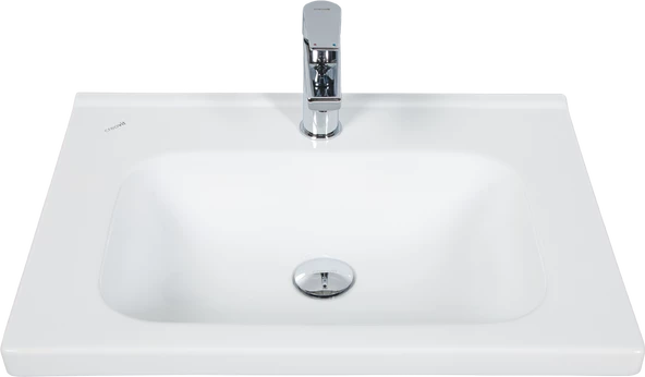 Creavit ID080 İdeal Dolap Uyumlu Lavabo 45X80 cm Beyaz ürün görseli 1