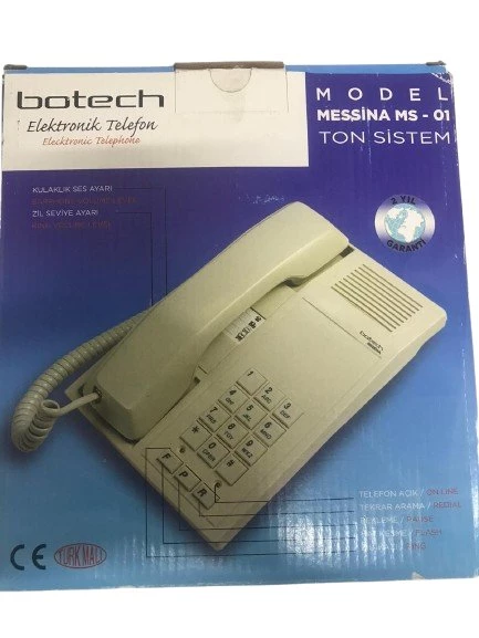 Botech MESSİNA MS-01 Sabit Hatlı Telefon - Resim 2