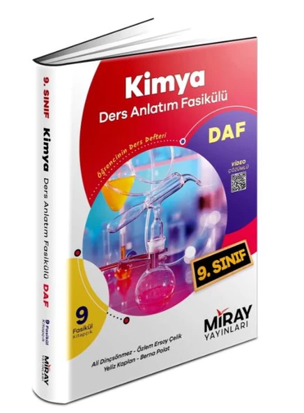 MİRAY 9.SINIF KİMYA DERS ANLATIM FÖYLERİ ürün görseli 1