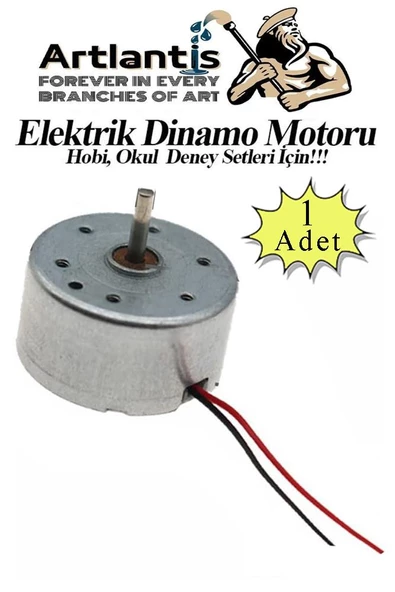 Dinamo Motoru 6 V 1 Adet Elektrik Üreten Motor Eğitici Hobi Deney Okul Elektrik Motoru Deneyler İçin ürün görseli 1