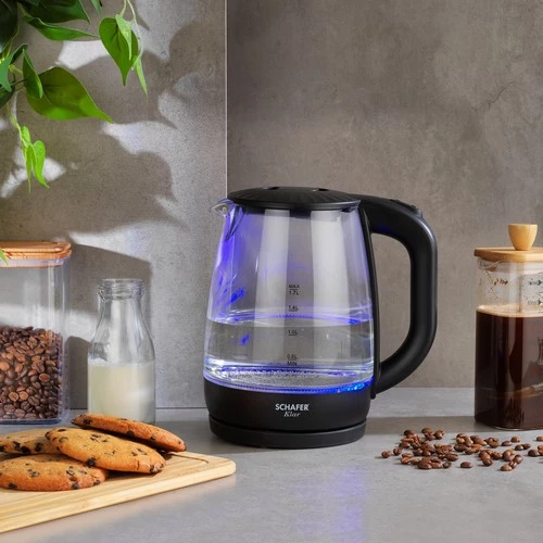 Schafer Klar Elektrikli Su Isıtıcı (Kettle)-Siyah ürün görseli 1