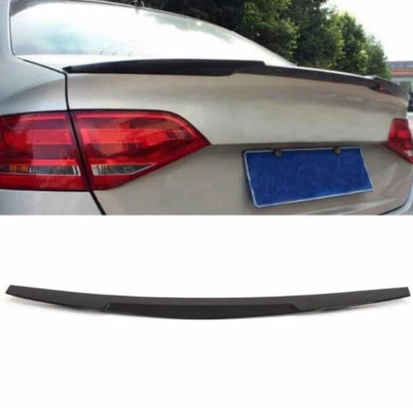 Audi A4 M4 boyalı spoiler (Pianoblack) 2009-2012 - Resim 2