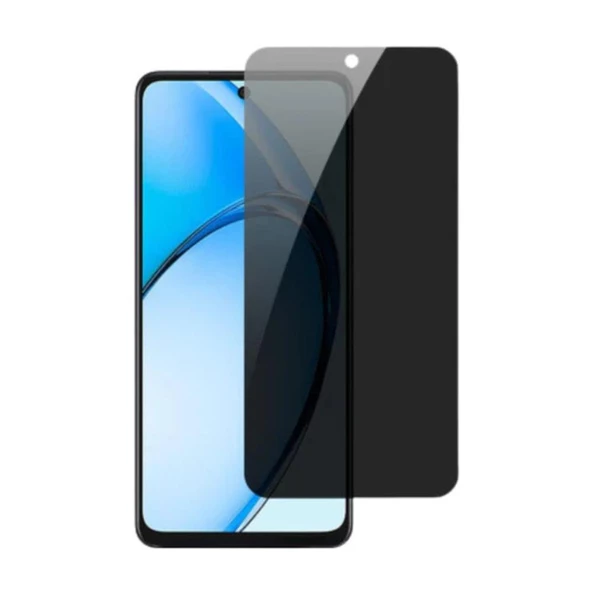 Oppo A60 ile Uyumlu HAYALET(Privacy) Esnek 9H Nano Kırılmayan Ekran Koruyucu ürün görseli 1