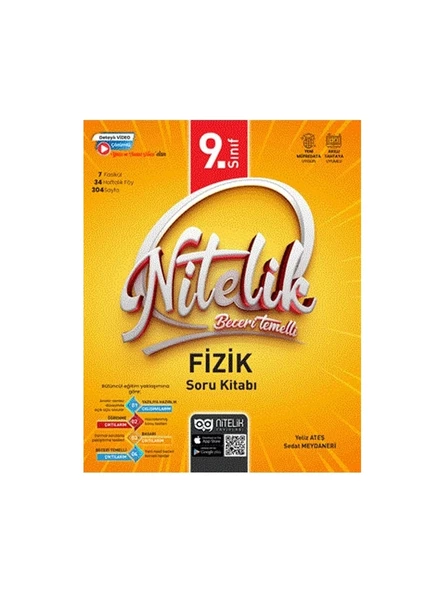 Nitelik Yayınları 9. Sınıf Fizik Soru Kitabı Yeni ürün görseli 1
