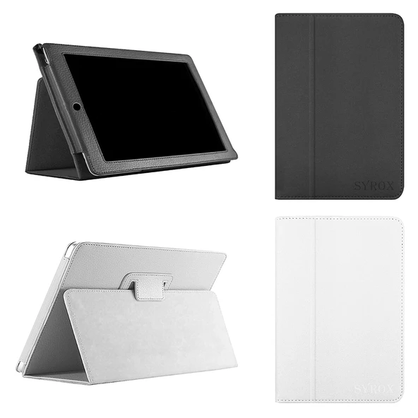 Syrox 7 inç Universal Gizli Mıknatıslı Standlı Deri Kılıf SYX-TK73 ürün görseli 1