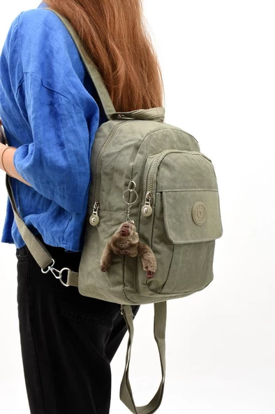Body Bag Göğüs Çantası Sırt Çantası Çok Cepli Hafif Klinkır Kumaş Bady Bag Çok Cepli  30*22 Cm ürün görseli 1