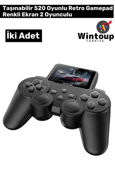 Taşınabilir Kablosuz Oyun Konsolu Atari Oyun Konsolu Çift Kişilik Gamestick ürün görseli 1