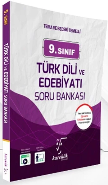 9. Sınıf Türk Dili ve Edebiyatı Soru Bankası Karekök Yayınları ürün görseli 1