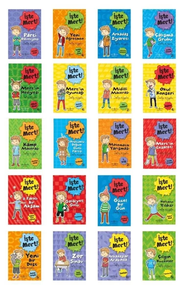 Sally Rippin İşte Mert Serisi (20 Kitap) ürün görseli 1