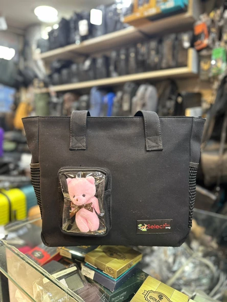 Trg Polo Pembe Ayıcıklı Kadın Omuz Çantası ürün görseli 1
