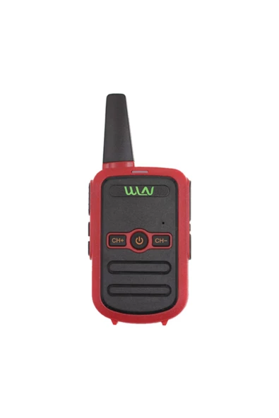 WLN Kd-c51 3-5 Km 16 Kanal Tekli Telsiz Kırmızı Kasa Şarj Aleti Dahil ürün görseli 1