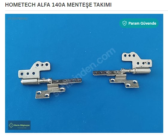 HOMETECH ALFA 140A MENTEŞE TAKIMI ürün görseli 1