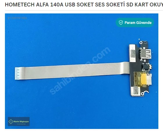 HOMETECH ALFA 140A USB SOKET SES SOKETİ SD KART OKUYUCU ürün görseli 1