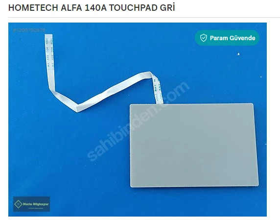 HOMETECH ALFA 140A TOUCHPAD GRİ ürün görseli 1