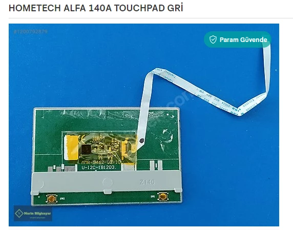 HOMETECH ALFA 140A TOUCHPAD GRİ - Resim 2
