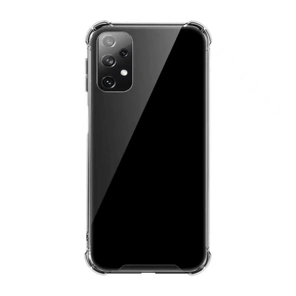 Samsung Galaxy A32 4G Kılıf Nitro Anti Shock Darbe Emici Köşe Korumalı Şeffaf Silikon Kapak ürün görseli 1