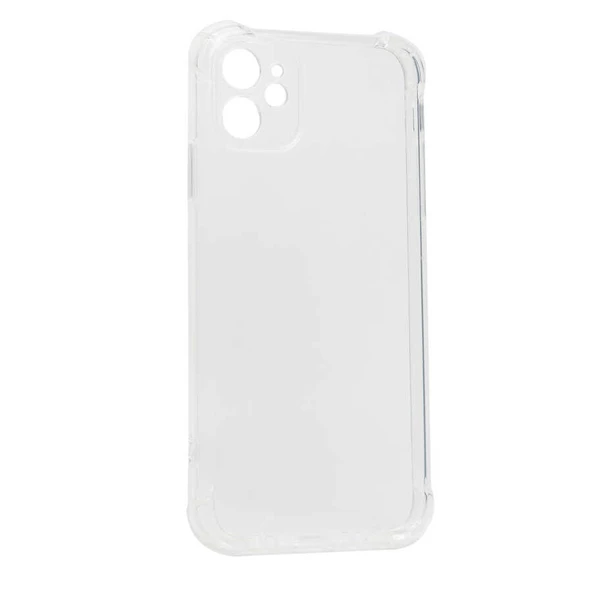 iPhone 11 Kılıf Nitro Anti Shock Darbe Emici Köşe Korumalı Şeffaf Silikon Kapak ürün görseli 1