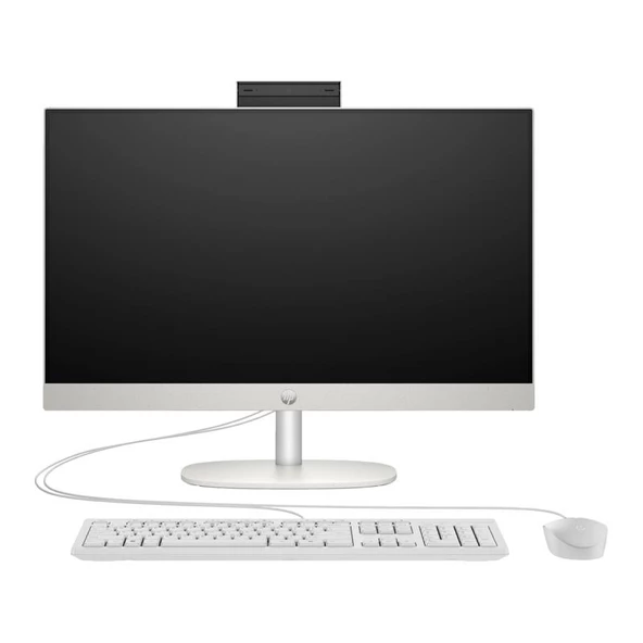 HP AIO PRO 240 G10 9H6H6ET I5-1335U 16GB 512SSD 23.8 DOS BEYAZ ürün görseli 1